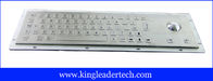 Rugged 65 Keys Industrial Kiosk Keyboard With Short Keys And Trackball