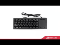 teclado industrial de plástico com touchpad