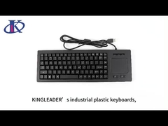 teclado de plástico com touchpad e 68 teclas
