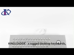 63 Teclas Mecânicas Teclado Metálico à Prova de Poeira Industrial para Desktop