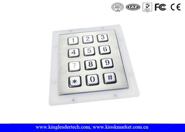 comprar Montagem retroiluminada do painel das chaves dos SS do teclado numérico numérico 12 do metal da matriz 3×4 online manufacture