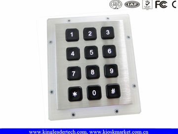 comprar Teclado impermeável áspero da Vândalo-prova com as 12 chaves retroiluminadas ideais para o ambiente escuro online manufacture
