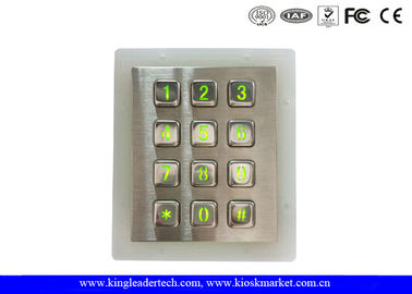 comprar Teclado Backlit verde à prova de intempéries do metal para o ponto baixo - ambiente do Lit online manufacture