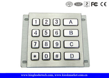 comprar Teclado de aço inoxidável Backlit Vandalproof impermeável áspero do teclado do metal online manufacture