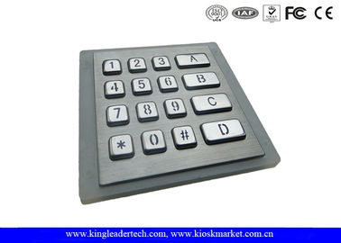 comprar O teclado iluminado do metal com 16 números IP65 Waterproof chaves online manufacture