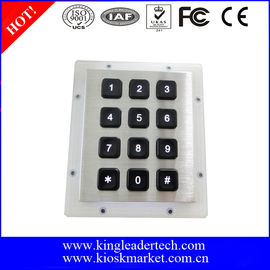 comprar Teclado 12 numérico chave Backlit de aço inoxidável com matriz 3x4 online manufacture