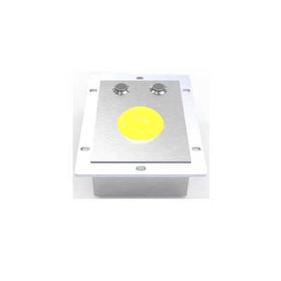 comprar Rato trackball industrial robusto de aço inoxidável de 50 mm à prova d'água cor amarela online manufacture