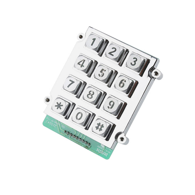 comprar 12 teclas à prova de vandalismo IP65 teclado numérico retroiluminado matriz de liga de zinco para ambiente escuro online manufacture