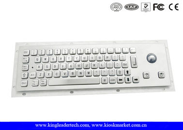comprar Teclado industrial escovado da montagem do painel do metal com o Trackball do diâmetro de 25mm online manufacture
