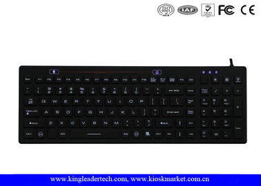 comprar Teclado impermeável de borracha do Desktop IP68 com chaves de função e luminoso online manufacture