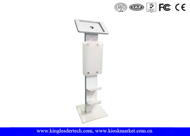 comprar Logo Panel Tablet Kiosk Stand autônomo com prateleiras da sapata online manufacture