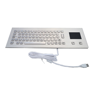 comprar IP65 Panelmount Waterproof Vandal-proof teclado de computador industrial de aço inoxidável com touchpad para ambientes adversos online manufacture