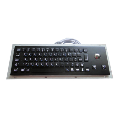 comprar Eletroplacado preto robusto à prova de vandalismo IP65 painel compacto teclado de aço inoxidável montado com trackball online manufacture