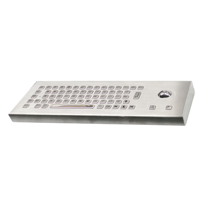 comprar teclado de aço inoxidável com mouse trackball óptico online manufacture