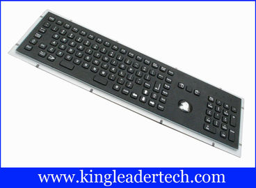 comprar Teclado preto do metal de 103 chaves com a montagem do painel do Trackball de aço inoxidável online manufacture