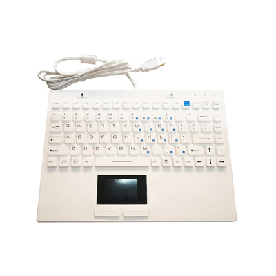 comprar teclado de borracha de silicone USB com touchpad para ambiente médico ou severo, com certificação IP68 FCC CE RoHS online manufacture