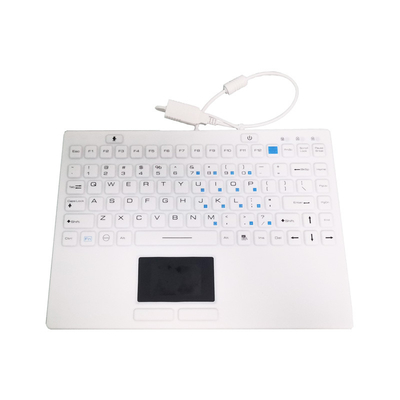 comprar IP68 teclado de silicone industrial médico lavável limpável infeccioso antimicrobiano com touchpad online manufacture