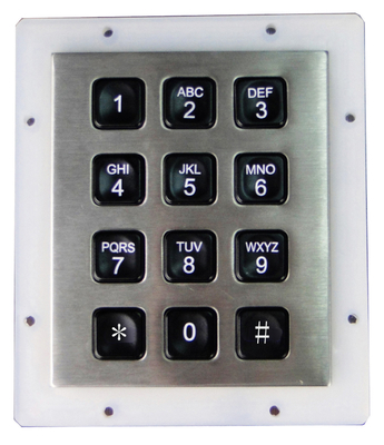 comprar Teclado impermeável áspero da Vândalo-prova com as 12 chaves retroiluminadas ideais para o ambiente escuro online manufacture