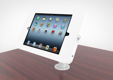 comprar Revestimento revestido pó montado do cerco do metal do suporte do quiosque de Ipad do pescoço do ganso mesa ajustável online manufacture
