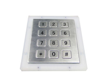comprar Prova de aço inoxidável industrial do vândalo do teclado numérico numérico de 12 chaves do metal online manufacture