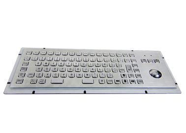 comprar F fecha o teclado industrial de aço inoxidável 20mA com o Trackball ótico do rato online manufacture