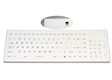 comprar Logo Customized Waterproof Silicone Keyboard com o receptor de USB e a almofada sem fio do número online manufacture