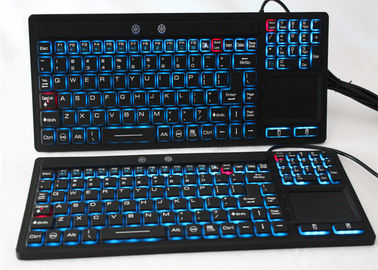 comprar Teclado IP68 da borracha de silicone do luminoso com chaves de função do Touchpad F1-F12 online manufacture