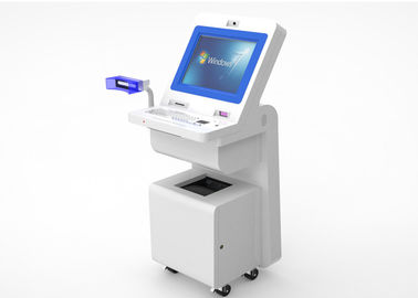 comprar Exposição de diodo emissor de luz de TFT do quiosque de informação do tela táctil do hospital do OEM com rodas online manufacture