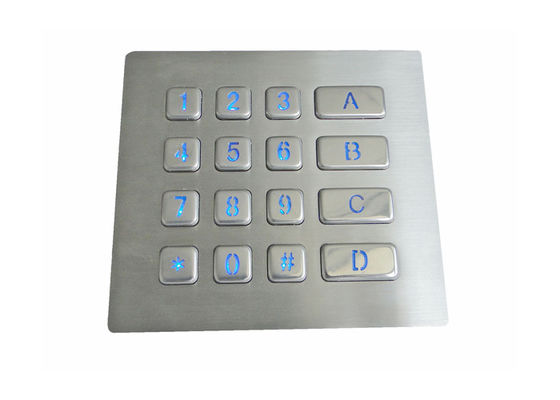 comprar 16 chaves conduzidas Backlighting o teclado numérico IP65 do metal da matriz online manufacture