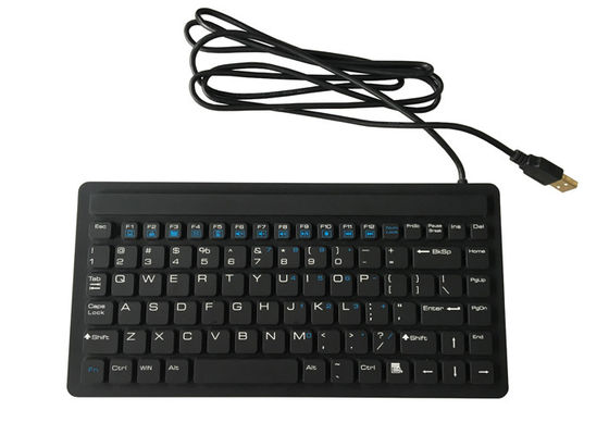 comprar Nenhum teclado médico IP68 EN55022 impermeável do silicone das chaves da montagem 87 online manufacture