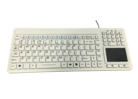 comprar Teclado impermeável 100mA do silicone das chaves da emissão 107 da compatibilidade eletrónica com Touchpad do rato online manufacture