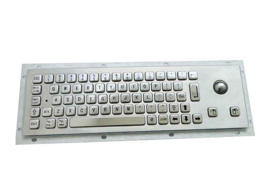 comprar Teclado de quiosque industriais de aço inoxidável de pequena dimensão com trackball óptico online manufacture