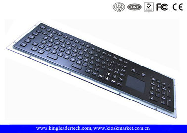 comprar Teclado industrial preto do quiosque do metal IP65 com Touchpad e chaves de função online manufacture