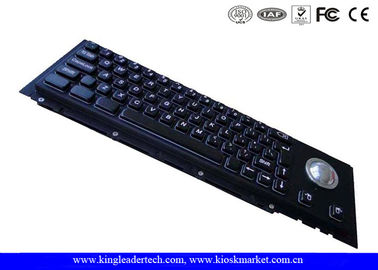 comprar Teclado industrial do metal preto mecânico de 63 chaves com o Trackball para a montagem do painel online manufacture
