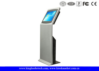 comprar Quiosque de aço durável do serviço do auto do cerco do quiosque do tela táctil da posição do assoalho da exposição do LCD online manufacture