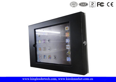 comprar Parede que monta o cerco do quiosque de Ipad do preto de Matt, feito do metal áspero com o pó revestido online manufacture