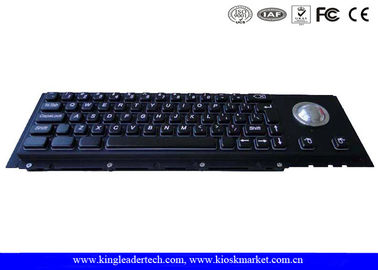 comprar Teclado mecânico da montagem do painel do metal de Keyswitch da cereja preta com Trackball online manufacture