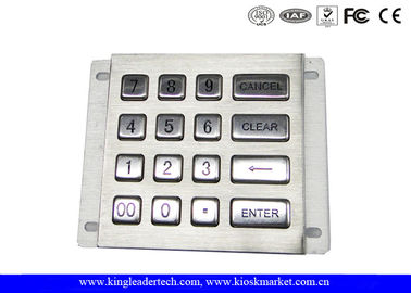 comprar Teclado numérico numérico RS232 áspero do metal longo do botão do curso 16 para industrial online manufacture