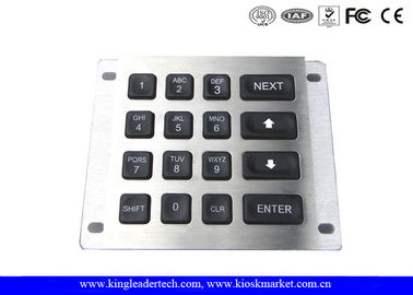 comprar 16 chaves conduzidas iluminaram o teclado do metal de Blacklit com o IP65 avaliado para a montagem do painel online manufacture