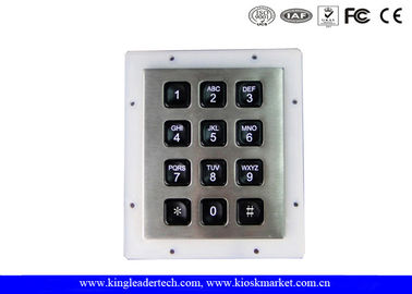 comprar IP65 ásperos Waterproof o teclado numérico do metal retroiluminado para o ambiente do Baixo-Lit na matriz 3x4 online manufacture
