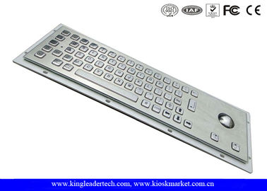 comprar Quiosque impermeável ou teclado de computador industrial com chaves lisas e Trackball online manufacture