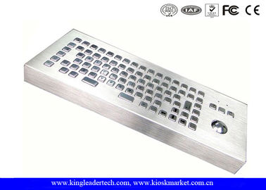 comprar Teclado industrial do metal do Desktop do computador do vandalismo com Trackball online manufacture