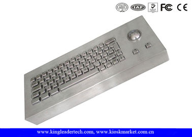 comprar Desktop Dustproof industrial do teclado de 63 chaves com o Trackball 304 de aço inoxidável online manufacture