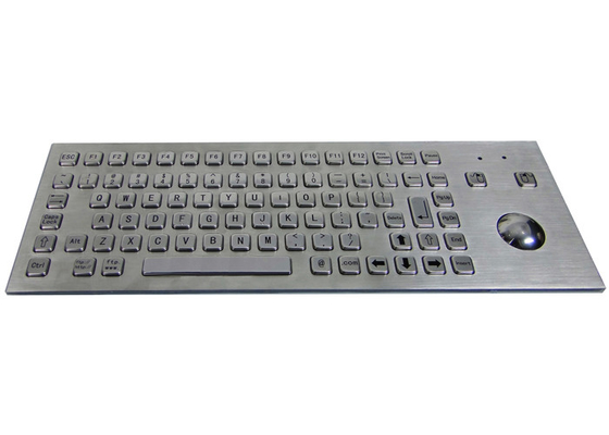 comprar Teclado de aço inoxidável industrial IP65 da montagem do painel com o Trackball do rato ótico online manufacture