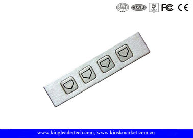 comprar Almofada de chave numérica funcional do metal, teclado numérico do aço de Stailess de 4 chaves online manufacture
