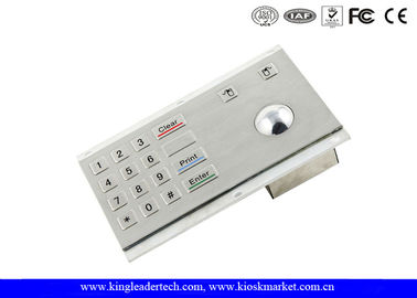 comprar Chaves niveladas do teclado numérico 16 do quiosque do metal com o Trackball óptico integrado online manufacture