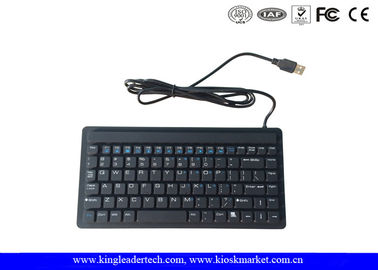 IP68 Waterproof o teclado do silicone do Super Slim de 87 chaves com chaves de função